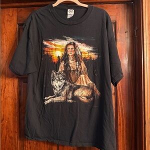 Pro Weight Classic Black Wolf Tee